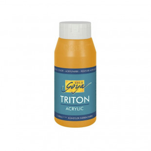 Краска акриловая Solo Goya "Triton" №04 Охра светлая, 750мл.