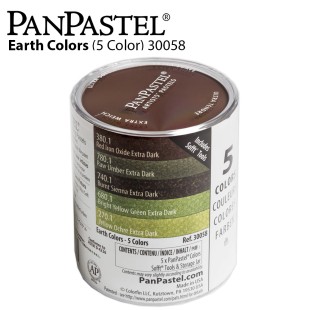 Набор сухой пастели PanPastel "Earth Colors" 5 цветов PP30058