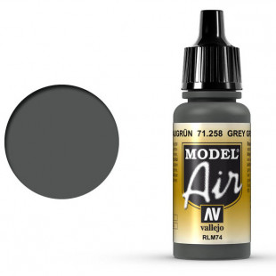 Краска для аэрографии "Model Air" цвет 71.258 (Gray Green RLM74)