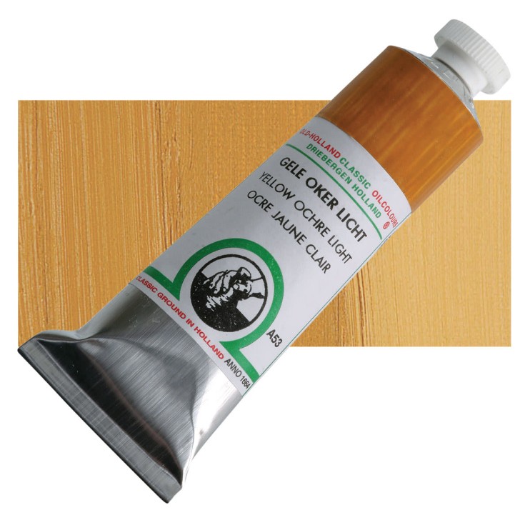 Масло Old Holland A53 Охра жёлтая светлая/ 40мл.