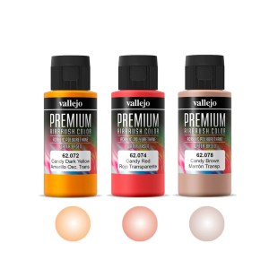 Набор из 3 красок "Premium" №072, 074, 078) по 60мл