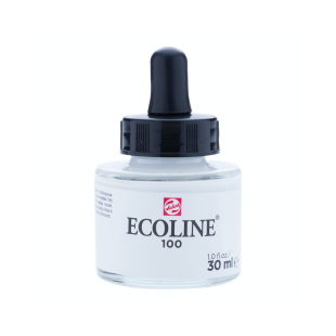 Акварель жидкая "Ecoline" №100 Белый, 30 мл