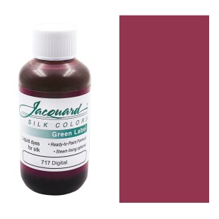 Краска по шелку Jacquard "Silk Colors Green Lable" #717 Digital (бордо), 60 мл