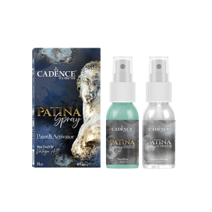 Краска патина Cadence "Patina spray" синий 50мл+50мл