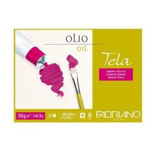 Склейка для масла Fabriano "Tela" 18x24см, 10л, 300гр/м² (68001824)
