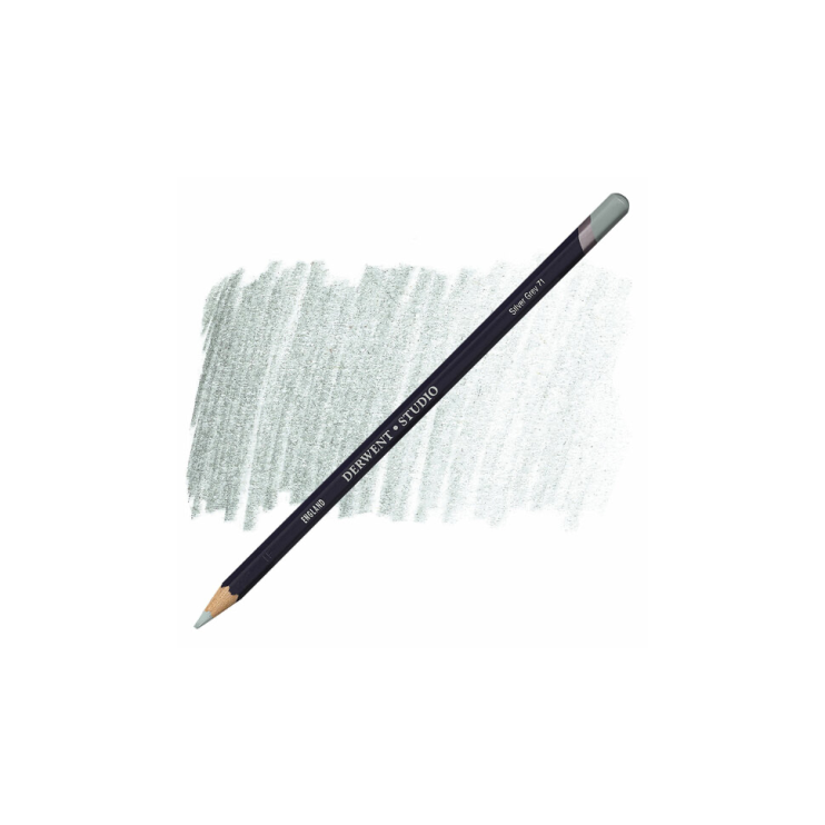 Карандаш цветной Derwent "Studio" №71 Серый серебристый (32171)