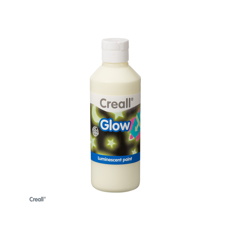 Акриловая люминесцентная краска Сreall "Glow" зеленая, 250мл
