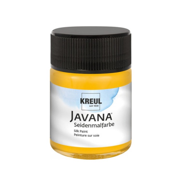 Краска по шелку Kreul "Javana Seidenmalfarben" 50мл, желтый солнечный (8122)