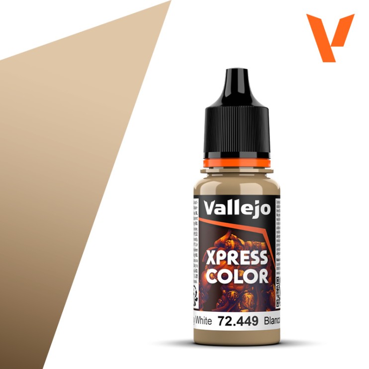 Акрил Vallejo "XPress Color" 72.449 Mummy White, 18мл для моделизма
