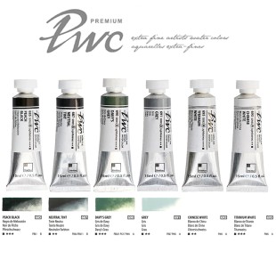 Краска акварельная SH "PWC" 6 туб (№685, 687, 690, 691, 693, 695) по 15мл
