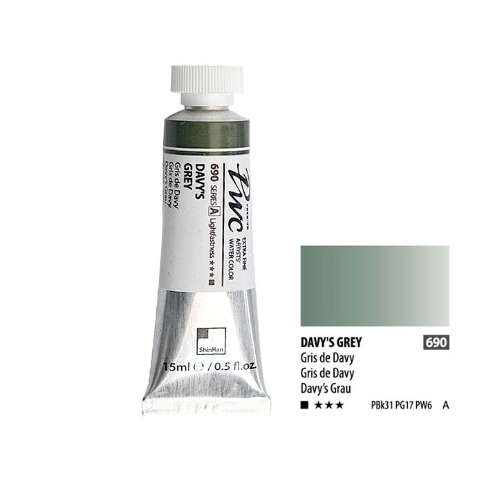 Краска акварельная SH "PWC" 6 туб (№685, 687, 690, 691, 693, 695) по 15мл