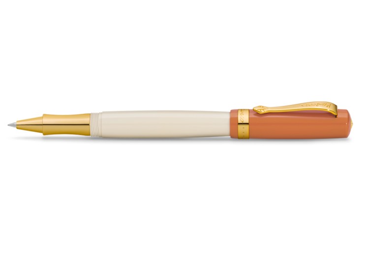 Ручка-роллер Kaweco "Student 70's Soul" (0,7мм), Orange/White + доп. стержень (10001750)