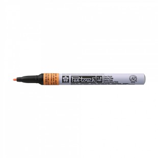 Маркер Sakura "Pen-Touch" 1.0мм, оранжевый флуоресцентный