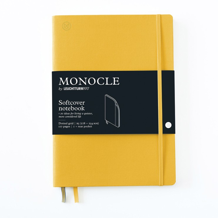Блокнот в точку Leuchtturm1917 "Monocle" B5, 64л, 80гр/м², мягкая обложка,Желтый