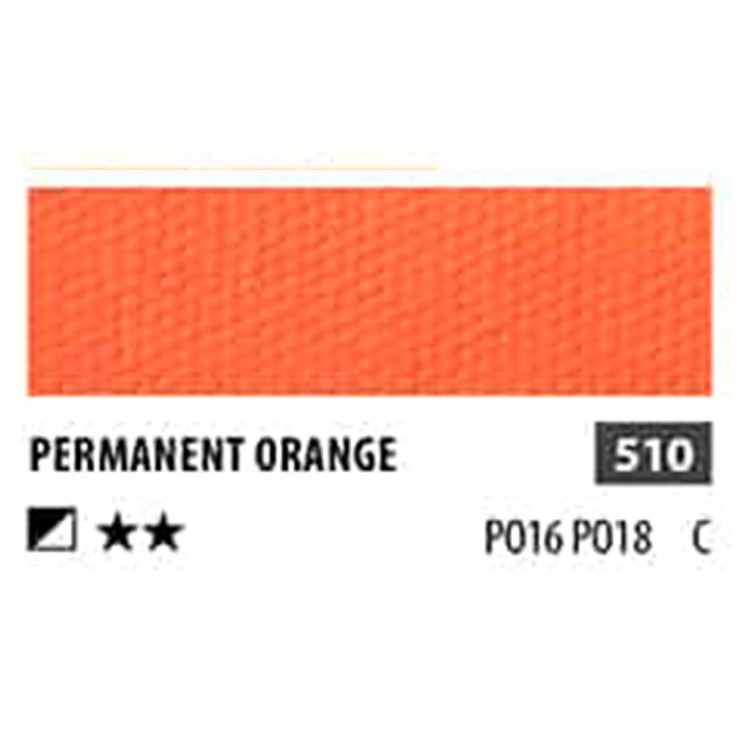 Краска акриловая ShinHan "Professional" №510 Оранжевый устойчивый, туба 50мл