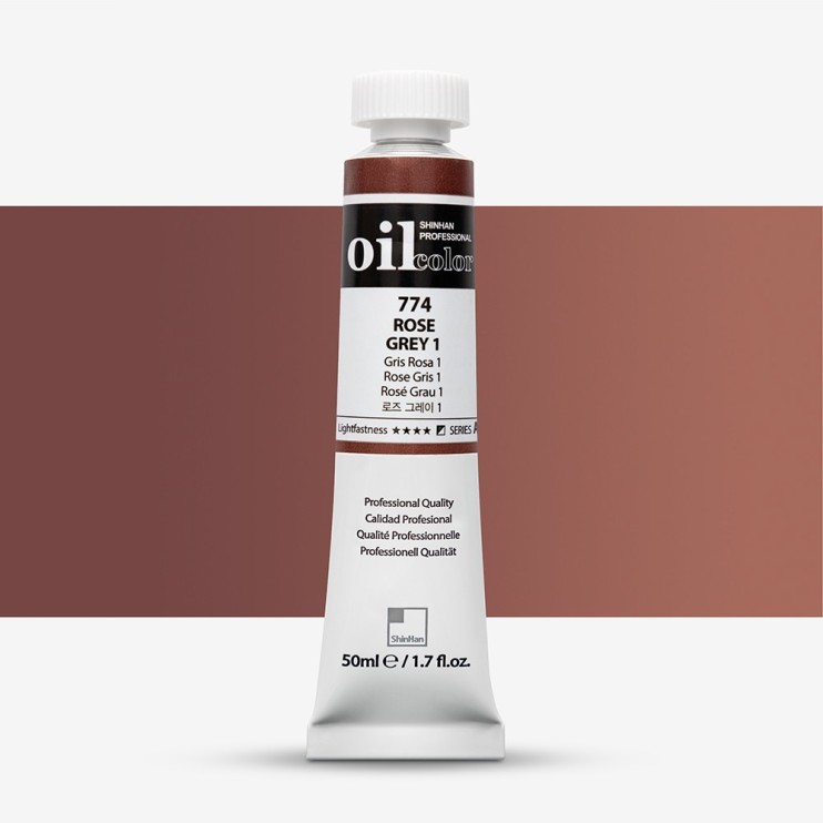 Краска масляная ShinHan "Professional" №774 Розово-серый, туба 50мл