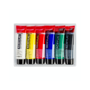 Набор акриловых красок Amsterdam "General selection" 6 туб по 20мл