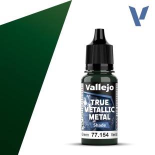 Краска акрил Vallejo "True Metallic Metal" 77.154 Dusken Green, 18мл (серия Shade)