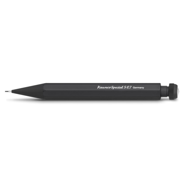 Карандаш механический KAWECO "SPECIAL S" 0.7мм с ластиком, Black (10000534)