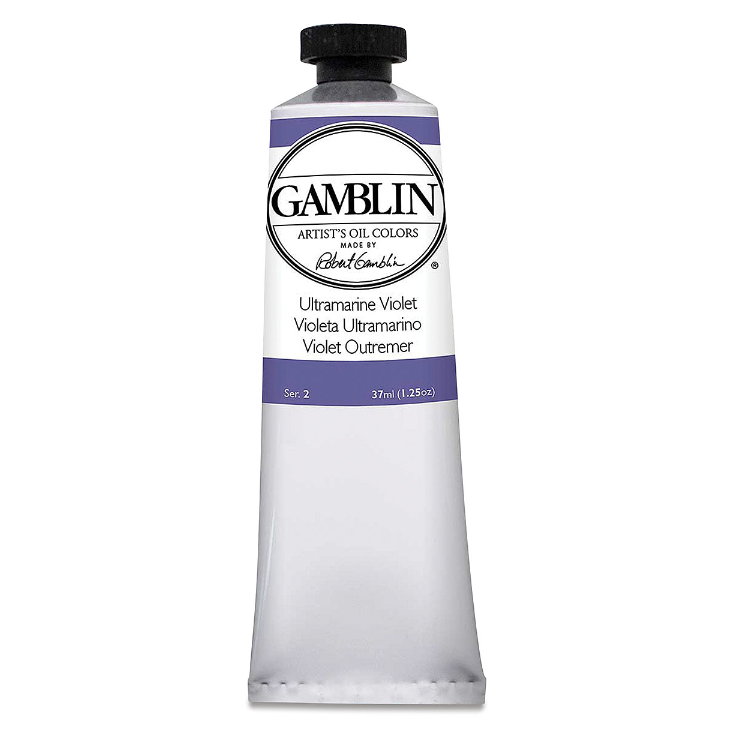 Масляная краска Gamblin "Artist" Ultramarine Violet (фиолетовый ультрамарин), туба 150мл