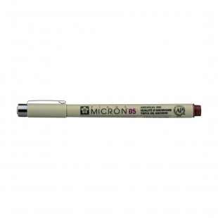 Ручка капиллярная Sakura "Pigma Micron" 05 Бургундский