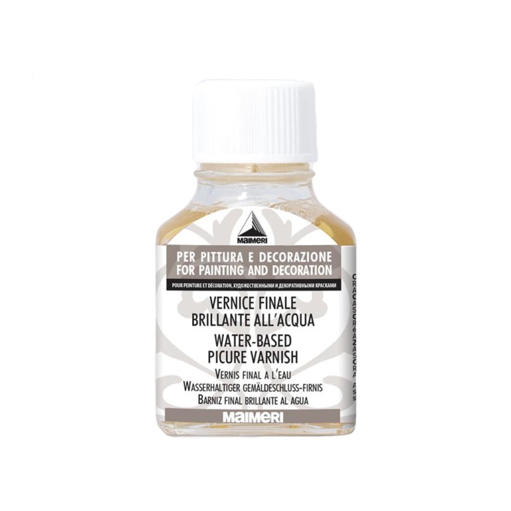 Живописный водно-акриловый глянцевый лак "Maimeri" №668, 75мл (5816668)