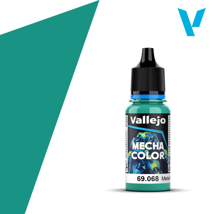 Акриловая краска Vallejo "Mecha Color" 69.068 Metallic Green