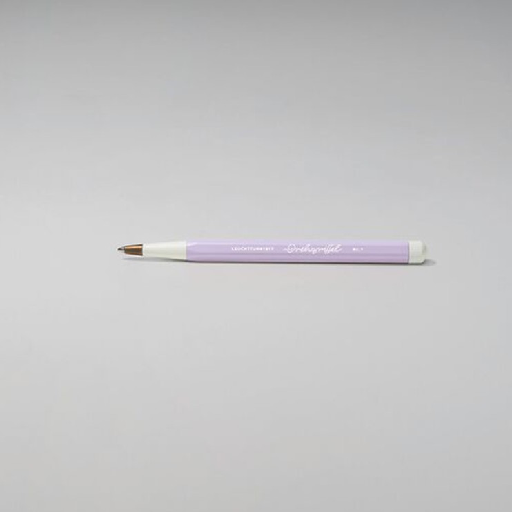 Ручка-роллер Leuchtturm "Drehgriffel Nr.1" чернила чёрные, корпус сиреневый