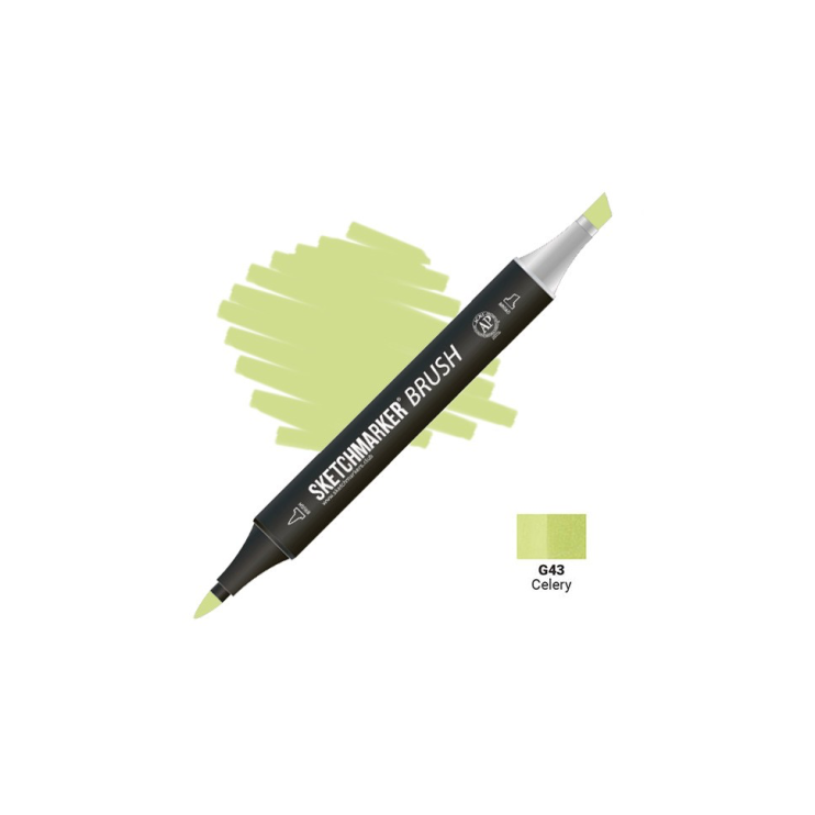 Маркер SketchMarker "Brush" G43 Celery