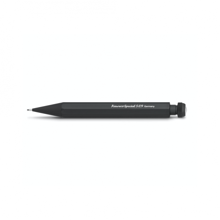 Карандаш механический KAWECO "SPECIAL S" 0.9мм с ластиком, Black (10000535)