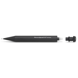 Карандаш механический KAWECO "SPECIAL S" 0.9мм с ластиком, Black (10000535)