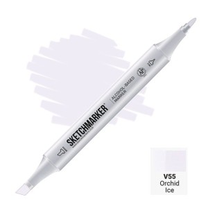 Маркер двусторонний Sketchmarker "Classic" V55 Орхидейный лед