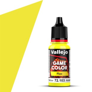 Краска акриловая для моделизма Vallejo "Game Color" 72.103 Fluorescent Yellow, 18 мл (V-72103)
