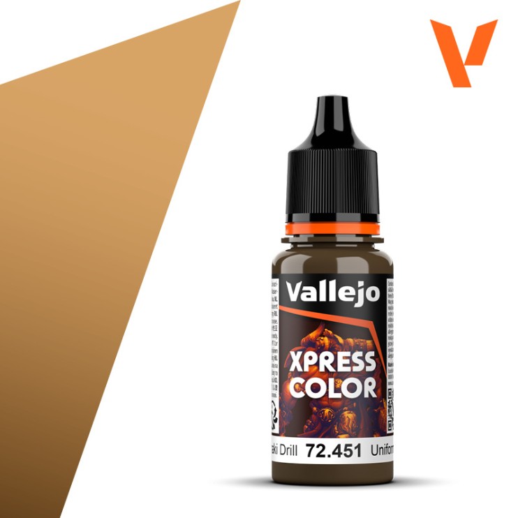 Акрил Vallejo "XPress Color" 72.451 Khaki Drilll, 18мл для моделизма