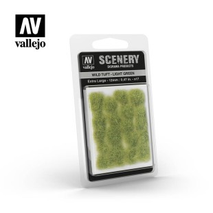 Имитация сухой травы Vallejo "Scenery" Wild Tuft (Light Green), 12 мм