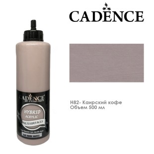 Краска акриловая Cadence "Hybrid" 500мл №H82 каирский кофе