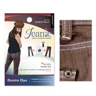 Краситель джинсовый для перекрашивания в стиральной машине Jacquard "Jeanie Dye" #010 коричневый