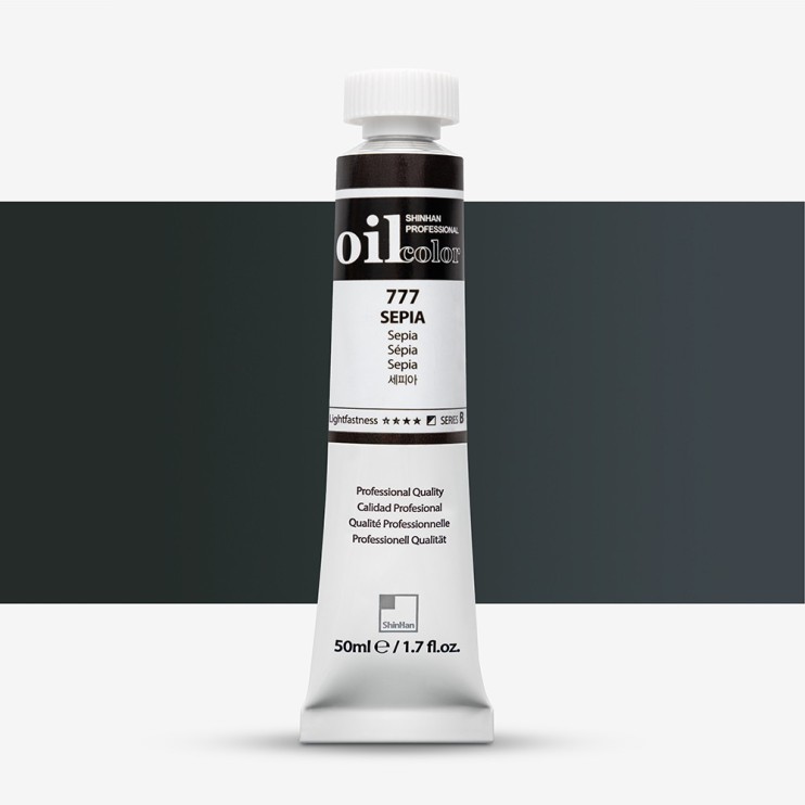 Краска масляная ShinHan "Professional" №777 Сепия, туба 50мл