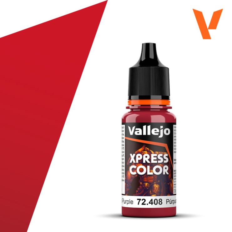 Акрил Vallejo "XPress Color" 72.408 Cardinal Purple, 18мл для моделизма