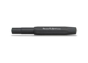Ручка перьевая Kaweco "Al Sport" EF (0,5мм), Black + сменные картриджи (10000429)