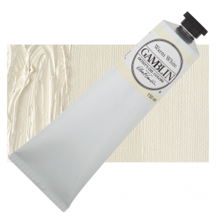 Масляная краска Gamblin "Artist" Warm White - Белила теплые, туба 150мл