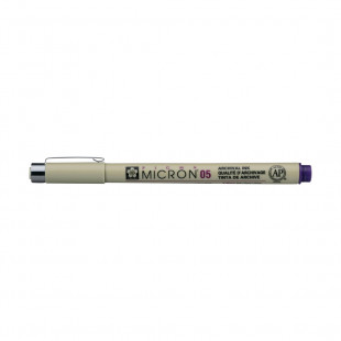 Ручка капиллярная Sakura "Pigma Micron" 05 Фиолетовый