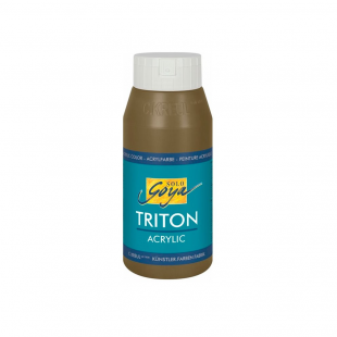 Краска акриловая Solo Goya "Triton" №08 Умбра зеленая, 750мл.