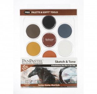 Набор сухой пастели PanPastel "Sketch&Tone Kit" 7 цветов PP30074