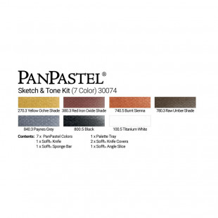Набор сухой пастели PanPastel "Sketch&Tone Kit" 7 цветов PP30074