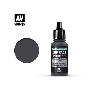 Акрилово-полиуретановый грунт Vallejo "Surface primer" 70.603 German Panzer Grey RAL 7021, 17 мл