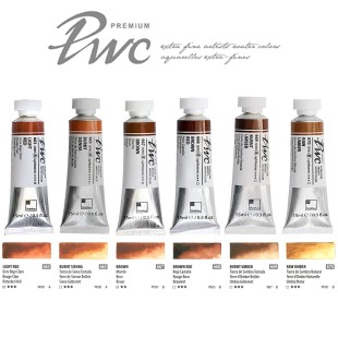 Краска акварельная SH "PWC" 6 туб (№663, 665, 667, 668, 669, 670) по 15мл