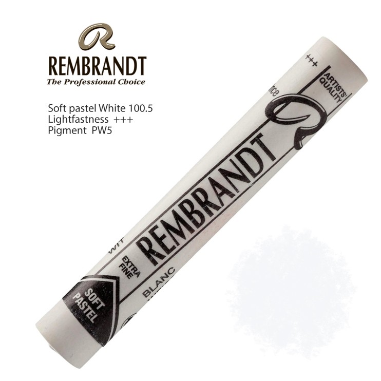 Пастель сухая Rembrandt №100.5 Белый