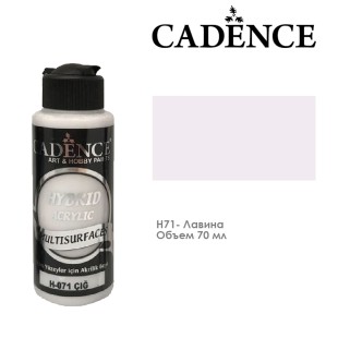 Краска акриловая Cadence "Hybrid" 70мл №H71 лавина