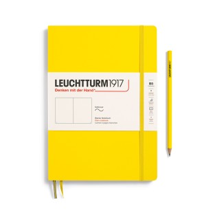 Блокнот без линовки Leuchtturm1917 "Composition" B5, 61л, 80гр/м², мягкая обложка, Лимонный (355287)